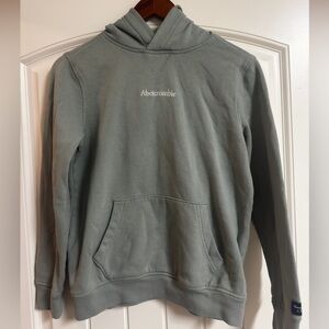 Abercrombie & Fitch kids Sage Green Hoodie Sweatshirt